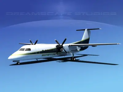 DeHavilland DHC-8-Q300 Southern Charters 3D model