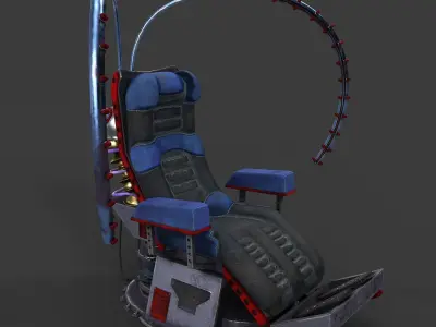 Sci fi armchair 3D model