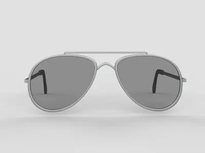 Aviator Sunglasses 3D model