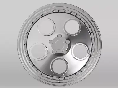 Rotiform DIA Rim Low-poly 3D model