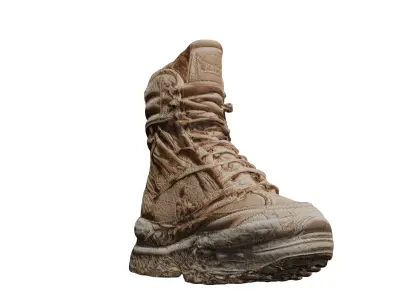 Desert Trek Boots Free low-poly 3D model