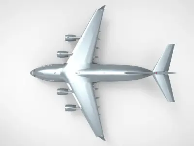 US Military Aircraft 6 list 3d model Part II Low-poly 3D model