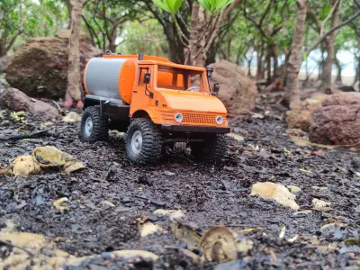 Baby Bog 406 Front Cab - 1-18 TRX4M RC body 3D print model