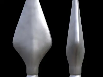 Lowpoly Spear Low-poly 3D model