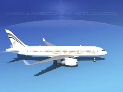 Boeing 787-8 Etihad 3D model