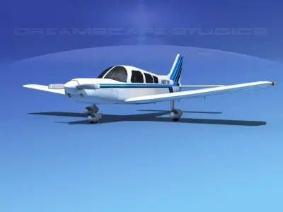Piper PA-28  V19 3D model