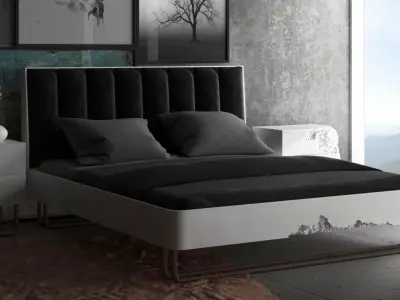 Double Bed BreakFree Free 3D model