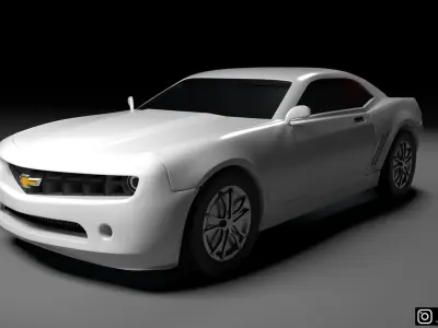 3D Car Model - Camaro Chevrolet Free 3D model