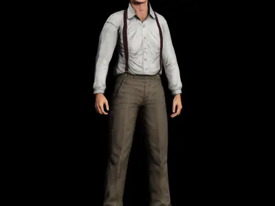 Old Man 3D model