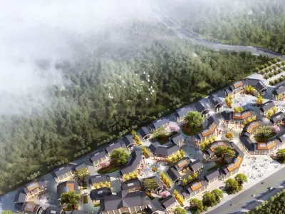 Contemporary Village 3D model