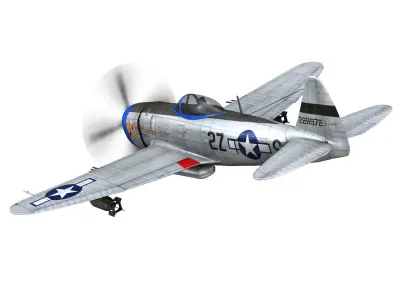 Republic P-47D Thunderbolt - Miss Caesar 3D model