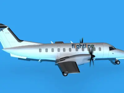 Embraer EMB120 Flightline 3D model
