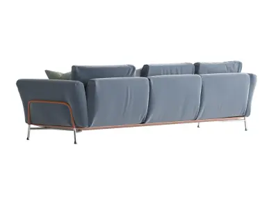 Sofa Ambroeus by Antonio Citterio Free 3D model