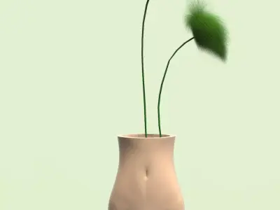 Female vase Free 3D print model