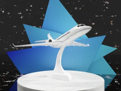 Dassault Falcon 6x 3D print model