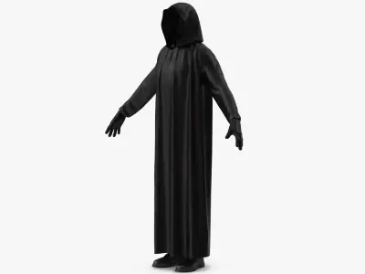 Hooded Costume 13 3D model