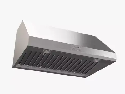 KitchenAid Wall Mount Hood KVWC906KSS 3D model