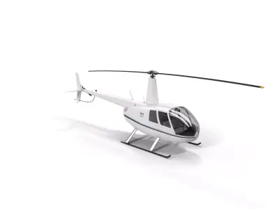 Robinson R44 Helicopter  3D model