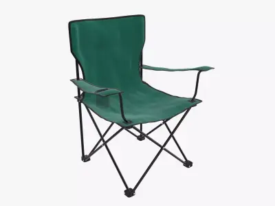 Camp armchair folding  3D model