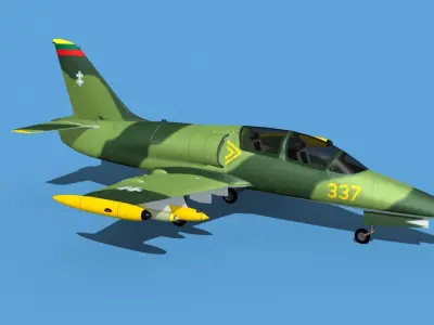 Aero Vodochody L-39C Albatross Lithuania 1 3D model