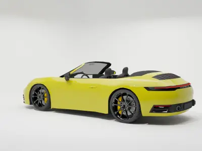 porsche 911 cabrio 3D model
