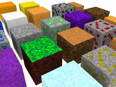 Simple Minecraft Free Pack 2 Free low-poly 3D model