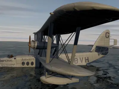 Short S-8 Calcutta 3D model