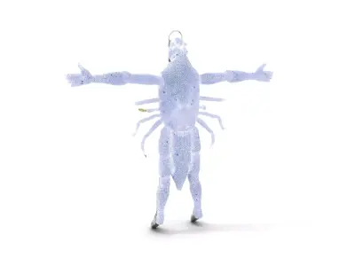 Steampunk Beetle Warrior model pack Low-poly 3D model