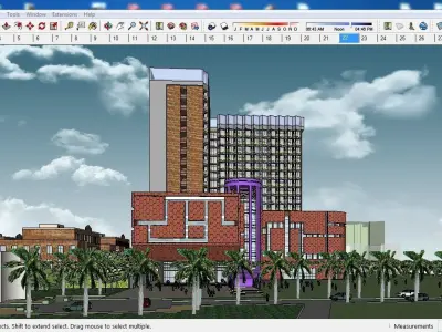 Sketchup Office building G3 3D model