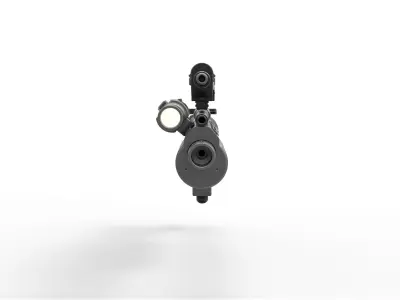 Blaster rifle A300 3D model