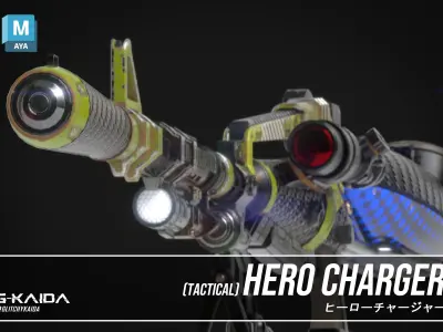 Prop - Weapon - Hero Charger - Tactical Version 3D model