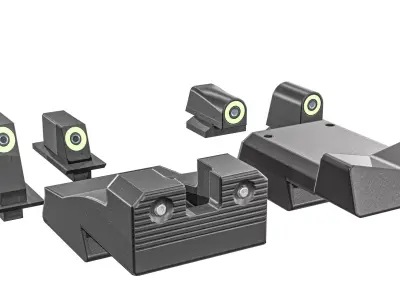 Pistol Night Sights Low-poly 3D model