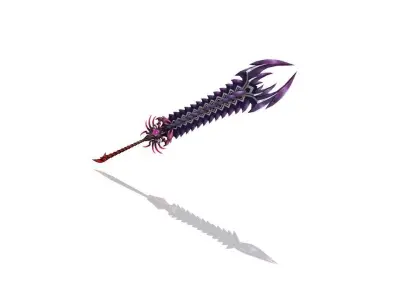 Scorpio Greatsword Low-poly 3D model