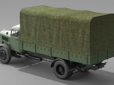 1943 Mercedes Benz L 4500 S  3D model