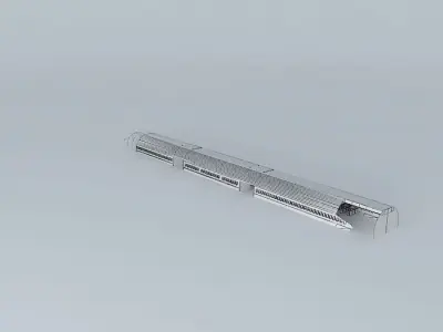 Boeing Sonic Cruiser Mega Detailed Interior Free 3D model