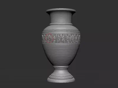 Ceramic Vase - High-Quality 3D Model for Rendering Games Low-poly 3D model