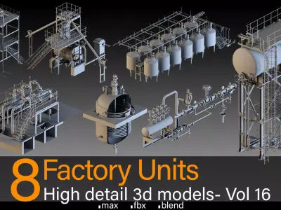 8- Factory units- Vol 16 3D model