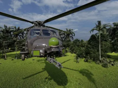 Sikorsky UH-60 Blackhawk 3D model