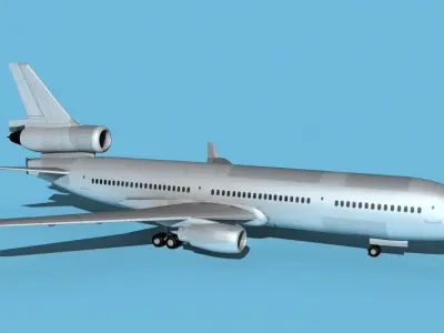 McDonnell Douglas MD-11 Bare Metal 3D model