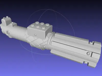 Star Wars Episode IX Rey Lightsaber Printable Model 3D print model