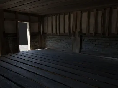 CRAFTSMAN WORKSHOP BUILDINGS WAREHOUSE STORE SMITHY COLLECTION Low-poly 3D model