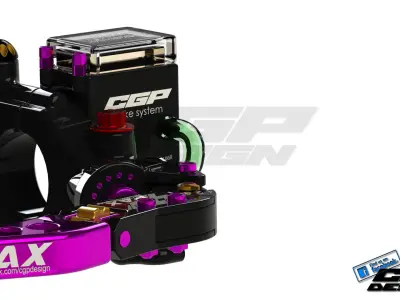 PINKI right brake leverdesigned by paX Free 3D model