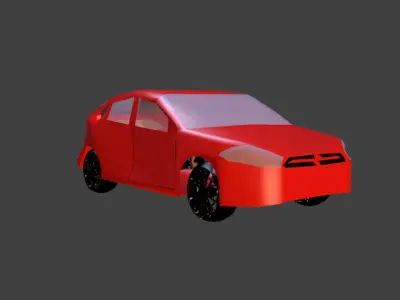 Dodge Dart GT 2013 no interior Free low-poly 3D model