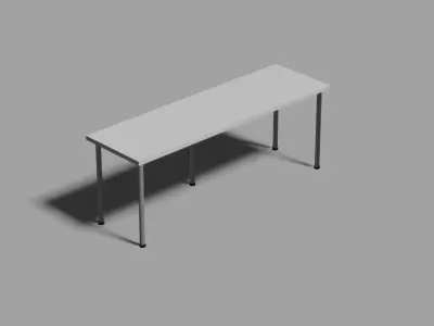 Ikea Desk Free low-poly 3D model