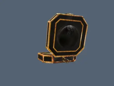 Jack Sparrows Compass Low-poly 3D model