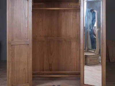 Wardrobe armoires - bedroom furniture sets home Free 3D model