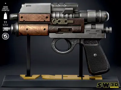 STAR WARS Hera Blaster 3D print model