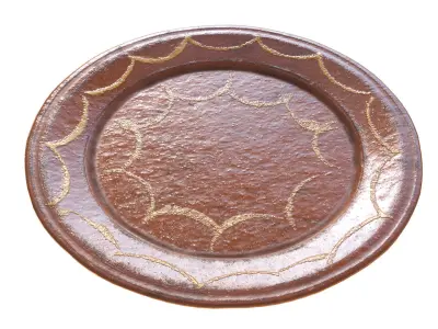 Medival Cuttlery with Plate - Highpoly - 3ds Max and Vray ready 3D model