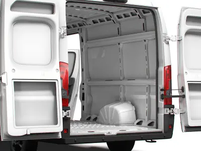 Opel Movano Van L4H2 HQ Interior 2023 3D model