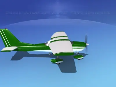 Cessna 172 Skyhawk 1967 V04 3D model